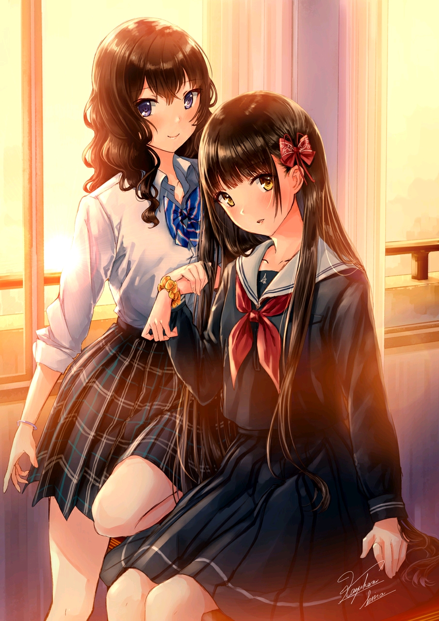 动画 动漫杂谈 2k壁纸第10期少女恋爱的酸臭味:恋爱的味道,美少女壁给