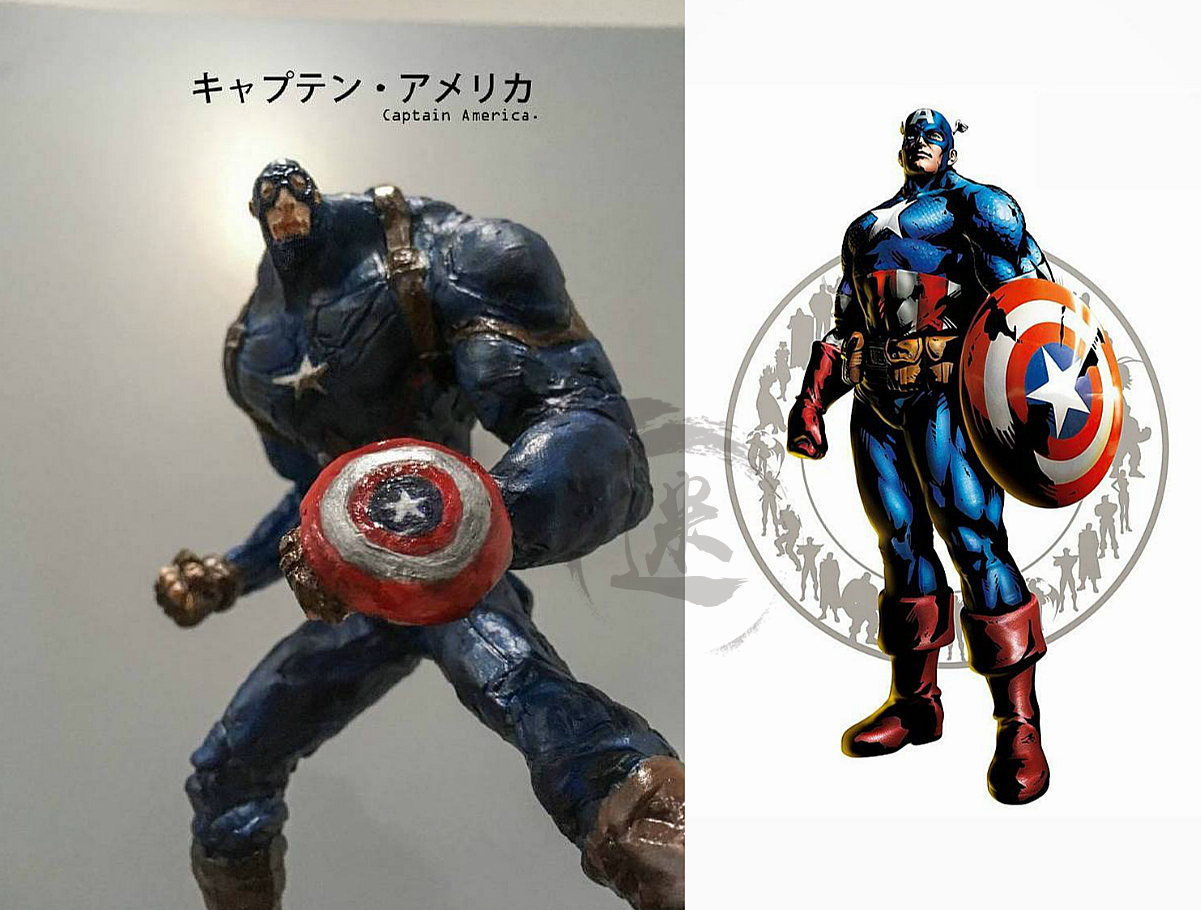 怪异手办之毁童年系列:美国队长丑到吓人、给初音爸爸献上膝盖!