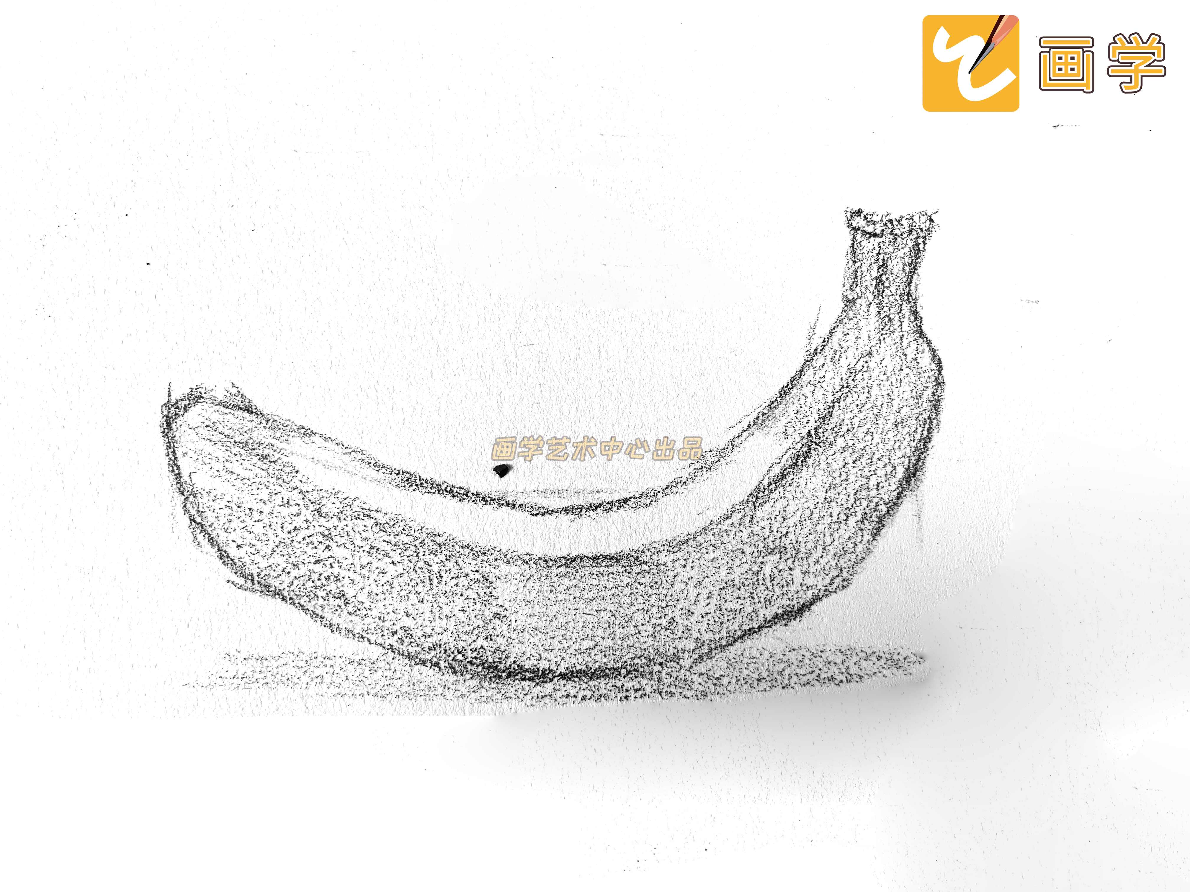 如何快速画出香蕉?绘画教程,简单易懂