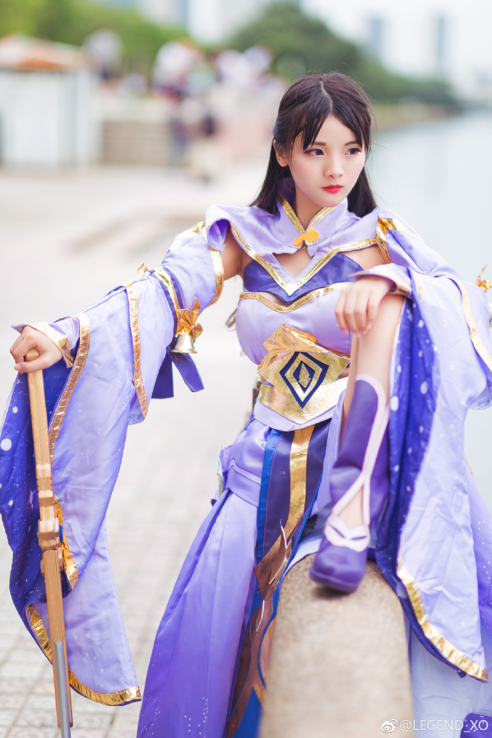 【 cosplay】紫霞仙子 露娜