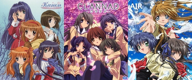 《kanon》(又名雪之少女,情感上最喜欢的动漫) 《clannad》(两季)