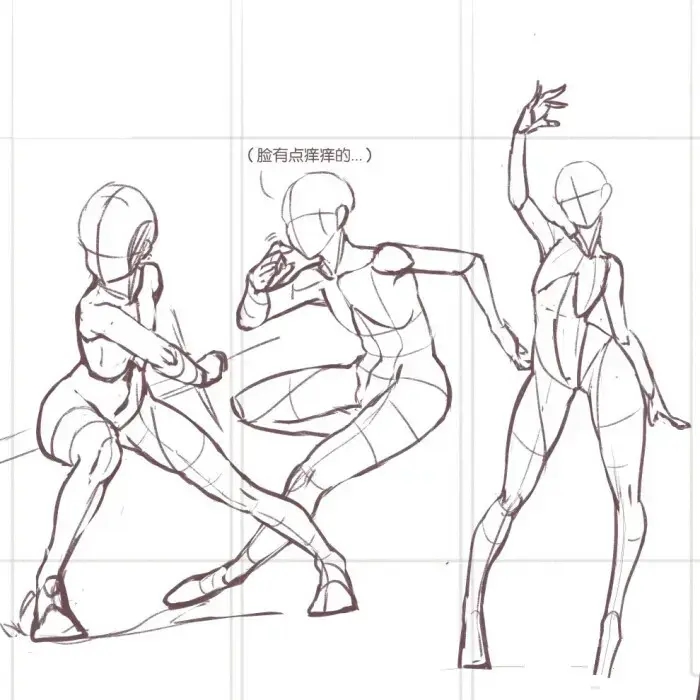 【线稿教程】全站首发人物角色形体绘画教程,起稿不会