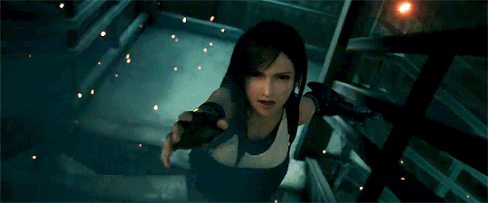 一组《最终幻想7 重制版》的gif图分享给有缘人