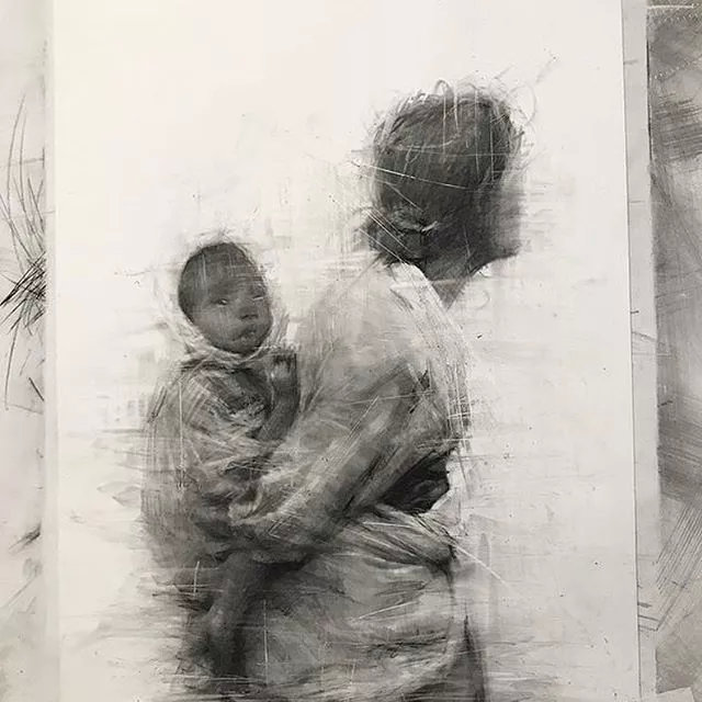 来自不同国家的八位素描大神作品集锦