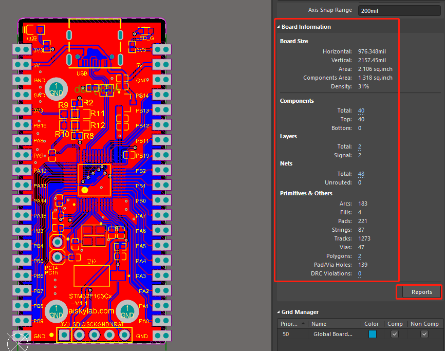 给2021立个flag-ad20 pcb 的后期处理