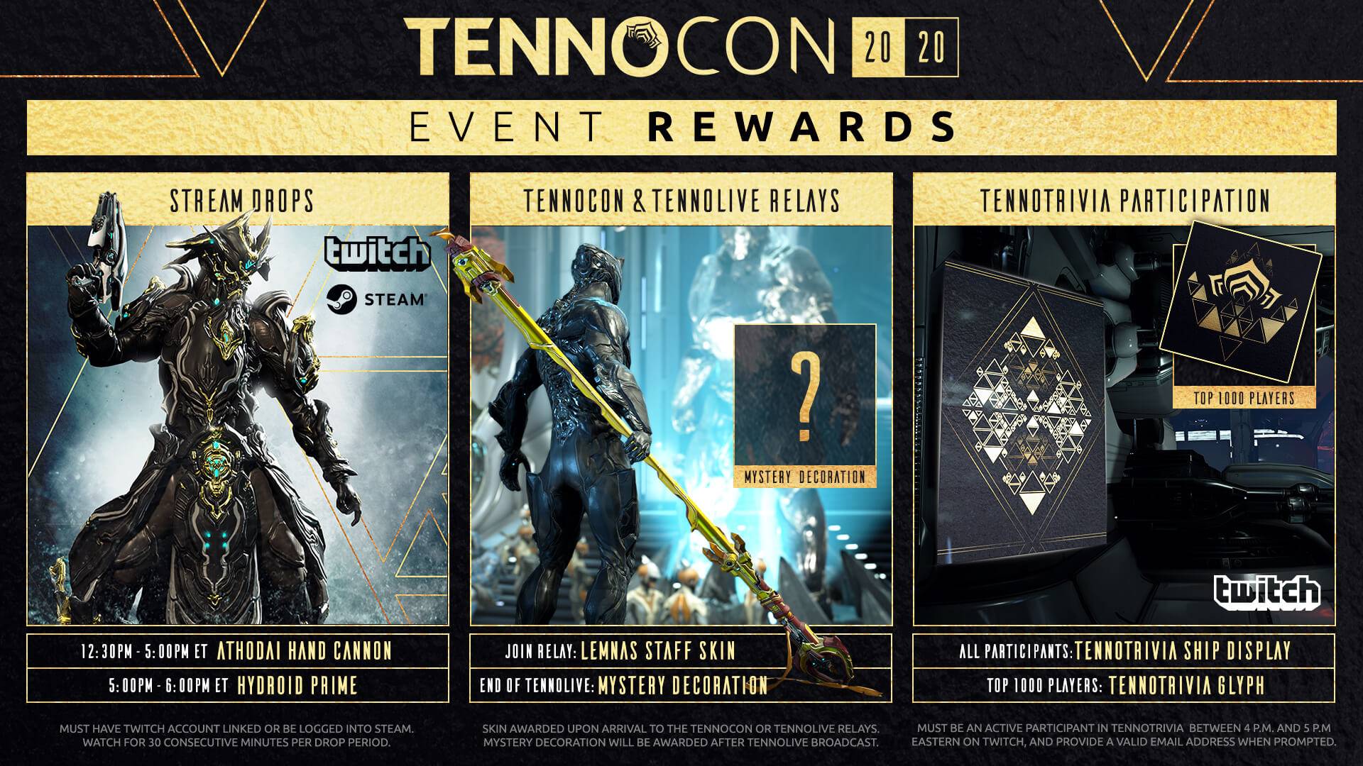 warframe主播浮印,warframe妹子浮印 warframe 如何为tennocon 2020做准备?