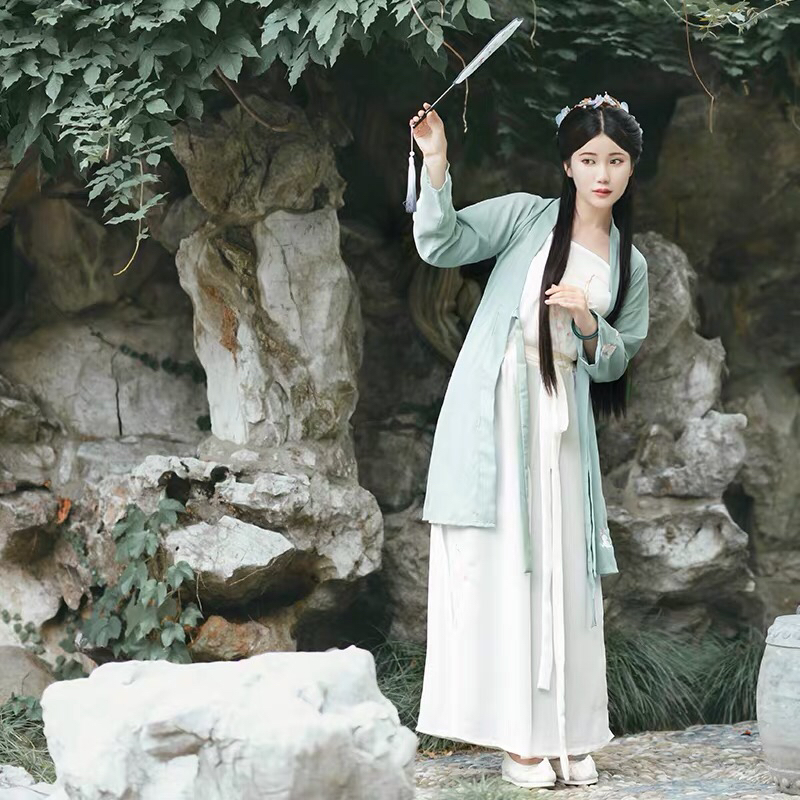 汉服短款齐腰裤穿搭,汉服短款齐腰裤穿搭图片