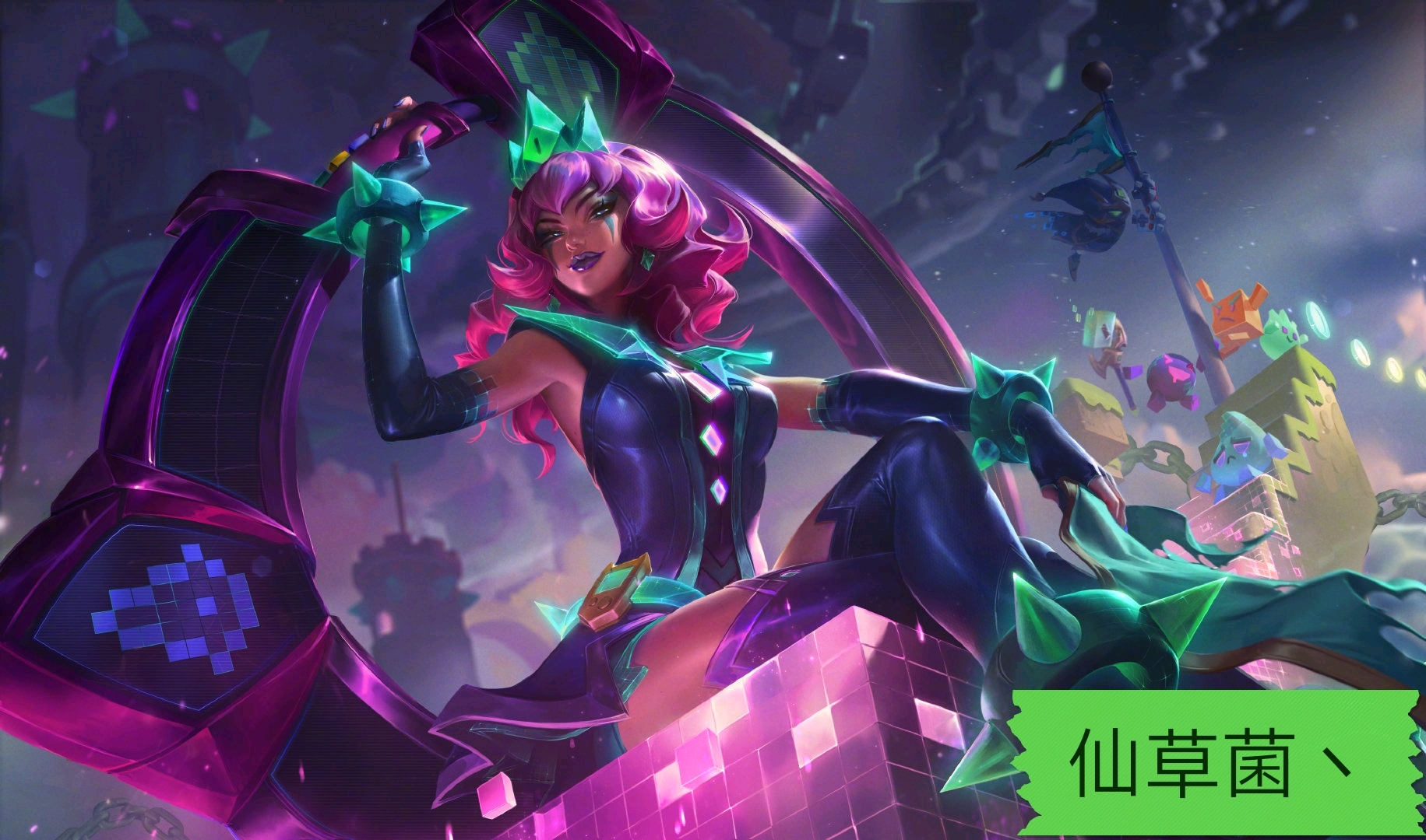 LOL:电玩系列新皮肤原画,亚索、卡莎、奇亚娜,女警喜提至臻皮肤!