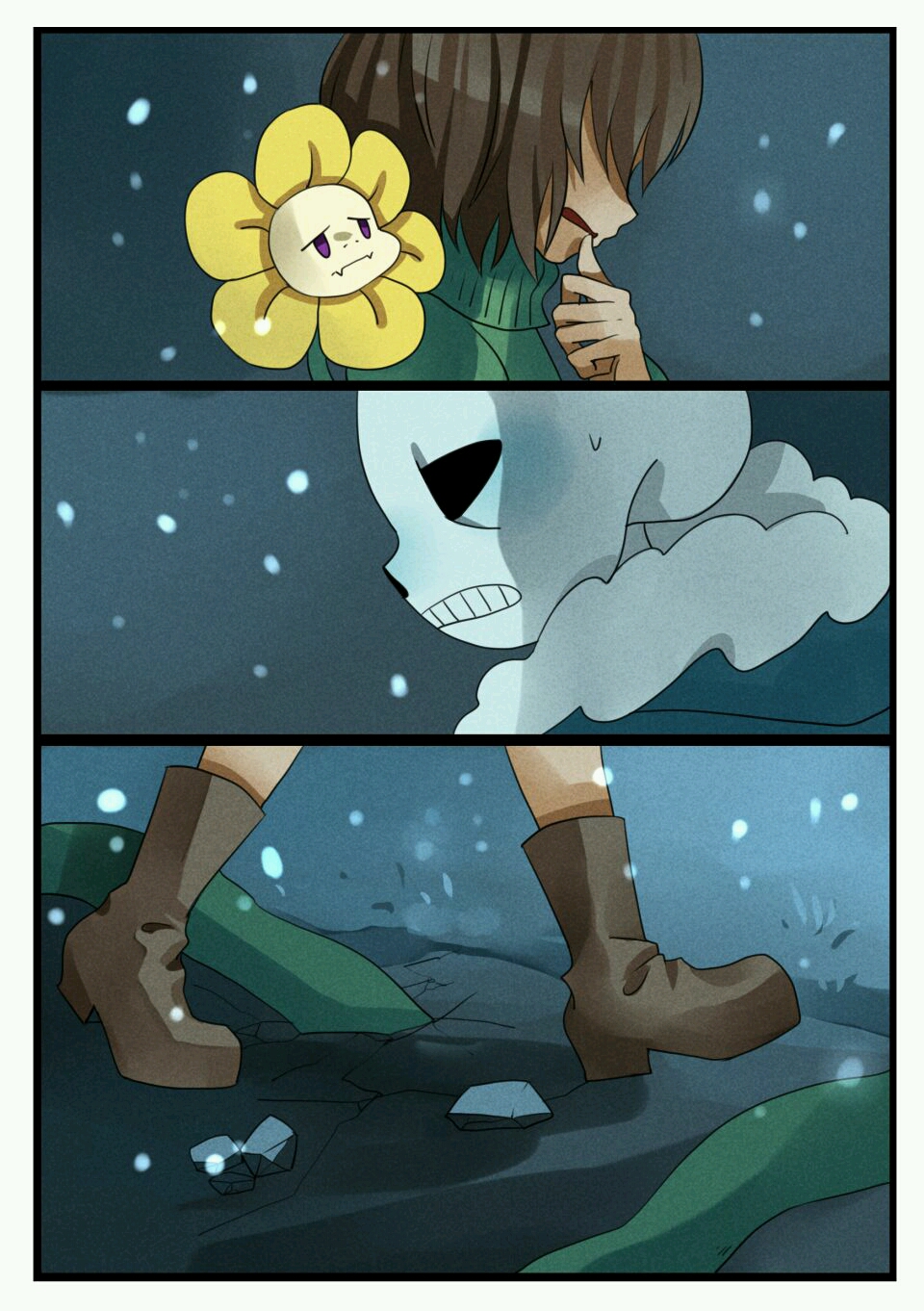 [贴吧转载]undertale同人漫画 don"t end(6)