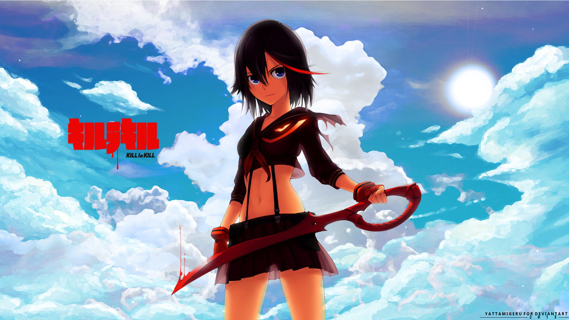 斩服少女 kill la kill 缠流子 壁纸(1)