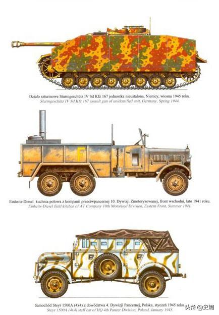 二战德国坦克装甲车彩色图鉴