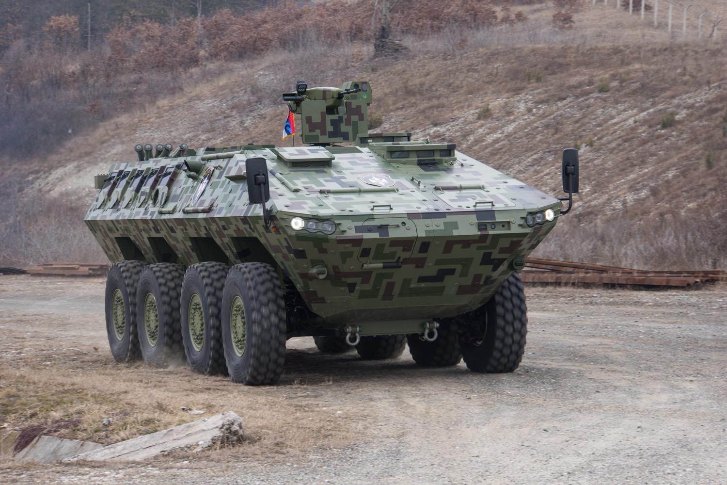 塞尔维亚装甲车,满足自用且实现外销,凸显该国研发实力!