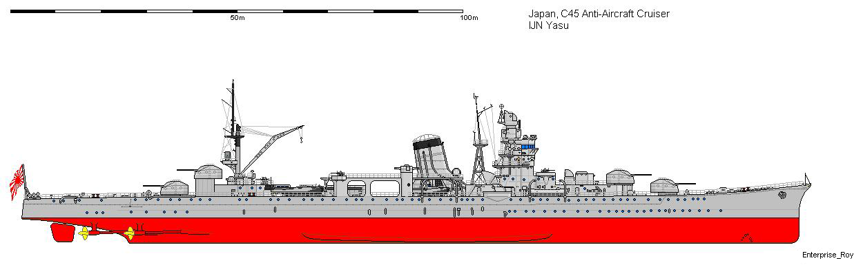 61:防空炮组全面戒备—日本防空巡洋舰