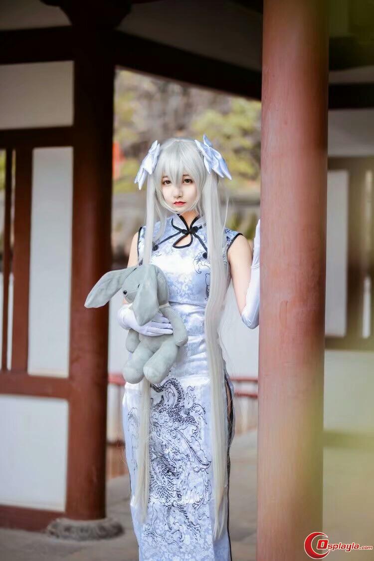 【cosplay】#缘之空##穹妹旗袍#cn:苡柠