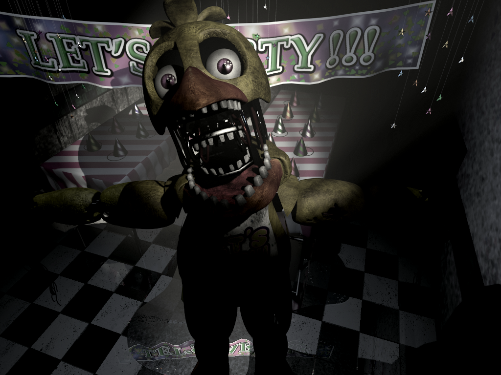 玩具熊的五夜后宫2代旧奇卡(withered chica)科普(翻译)