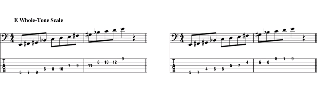 全音阶(whole-tone scale) 与减音阶(diminished scale)一样,全音阶是