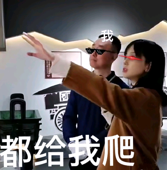 王冰冰表情包,冲冲冲!