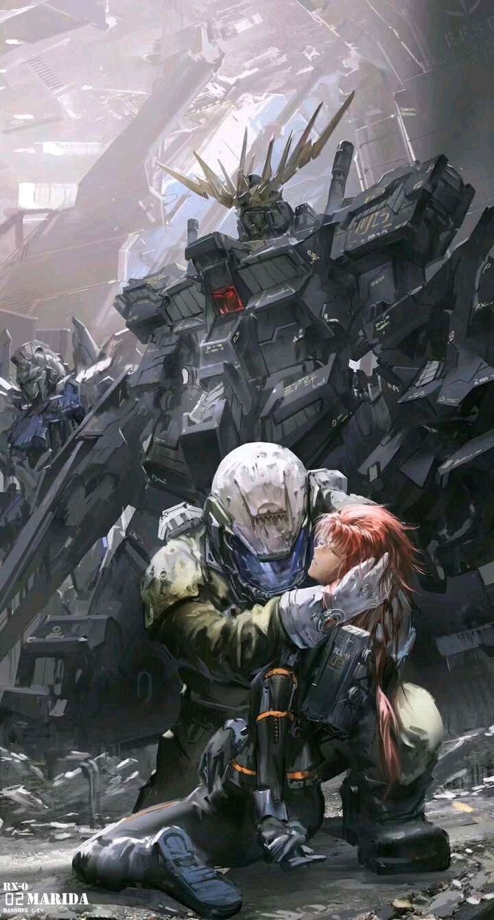 高达图     那么我也是在p站精心挑选了一些还不错的图片,有的是插画