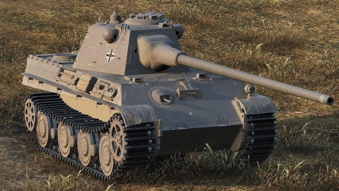 《坦克世界》中的d系8级中型坦克"黑豹"ii