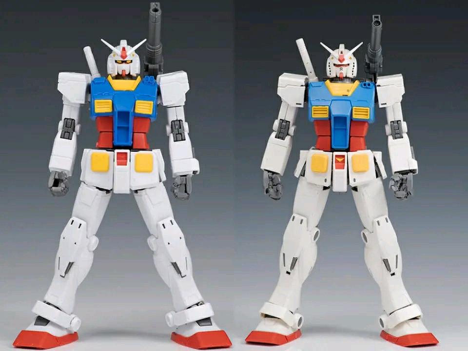 日站对比图 hg gto rx-78-02 元祖 高达 1/144