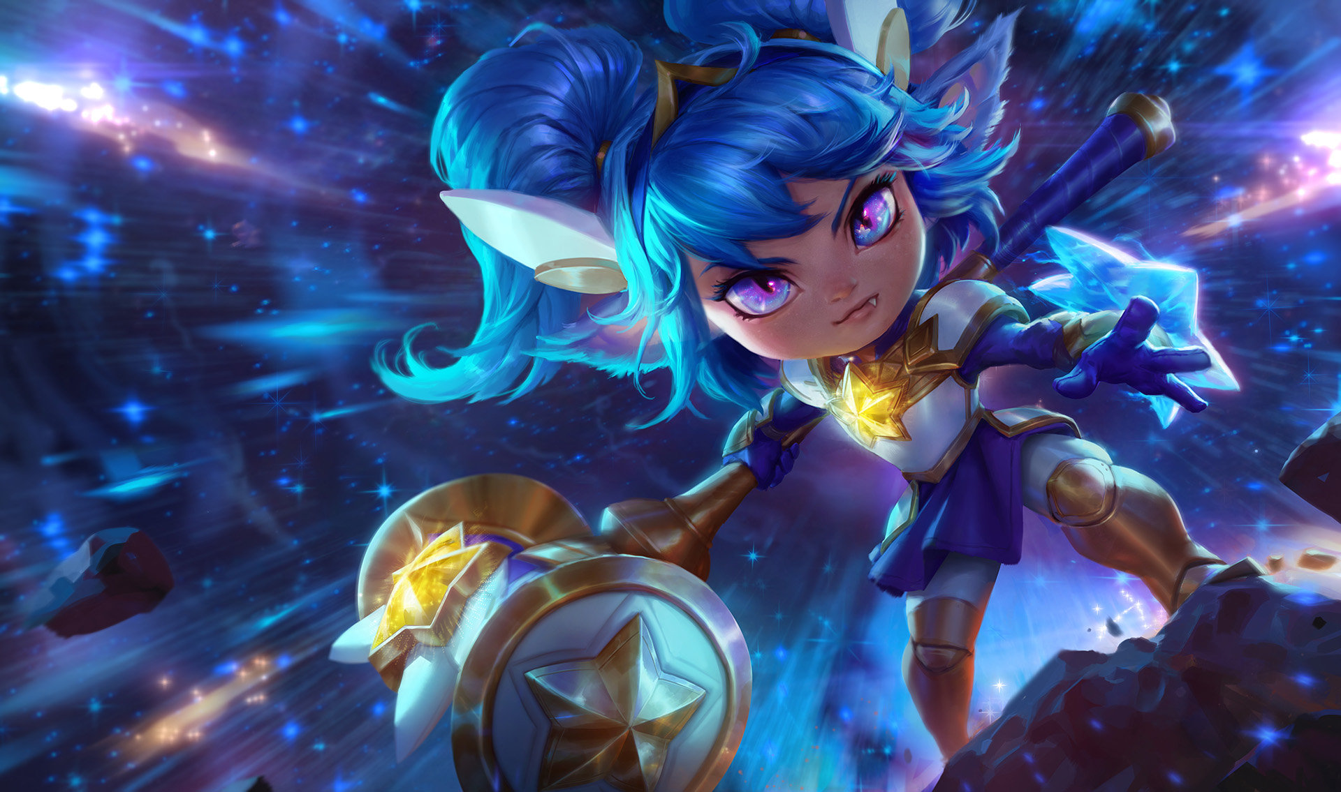 英雄联盟lol星之守护者皮肤高清原画插画图