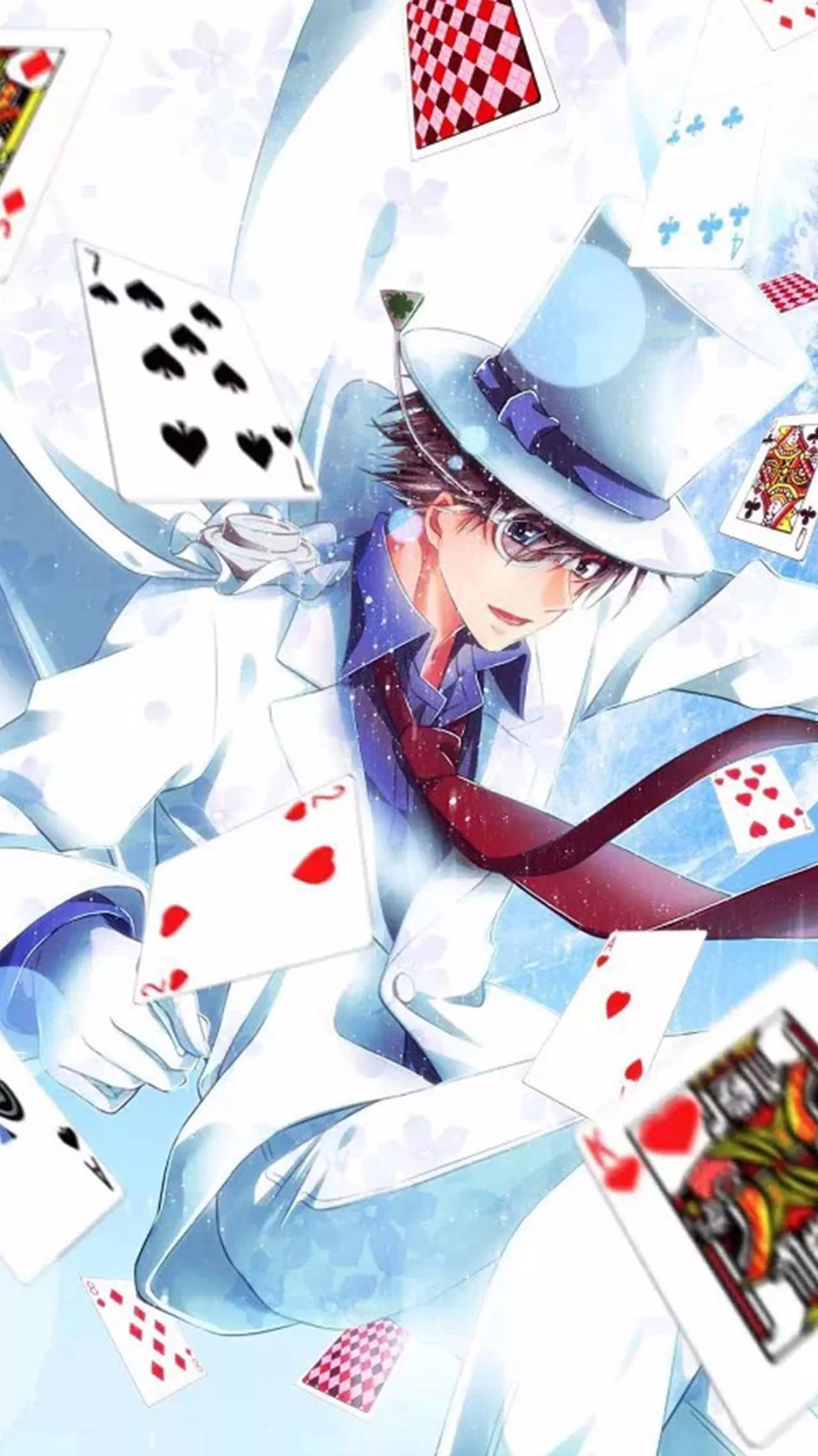 手机壁纸动漫人物月光魔术师怪盗基德byb站盐泽2020年4月12日