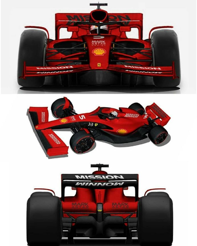2021年赛车长这样?2021年f1渲染图