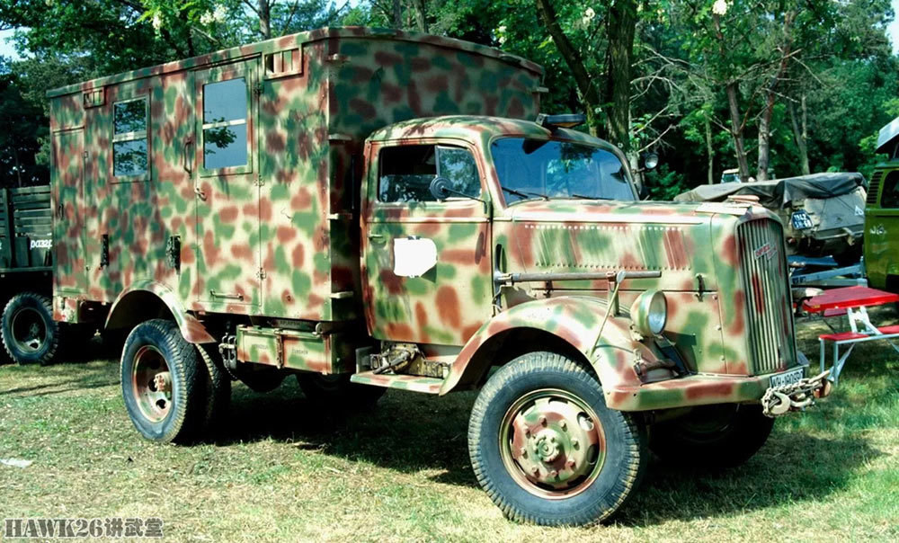 科技 汽车 第二次世界大战德国军用卡车知多少 欧宝担任主力 奔驰等
