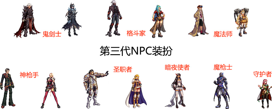 dnf历年来的三套npc装扮盘点,玩家:敢出贝奇套我就氪爆!