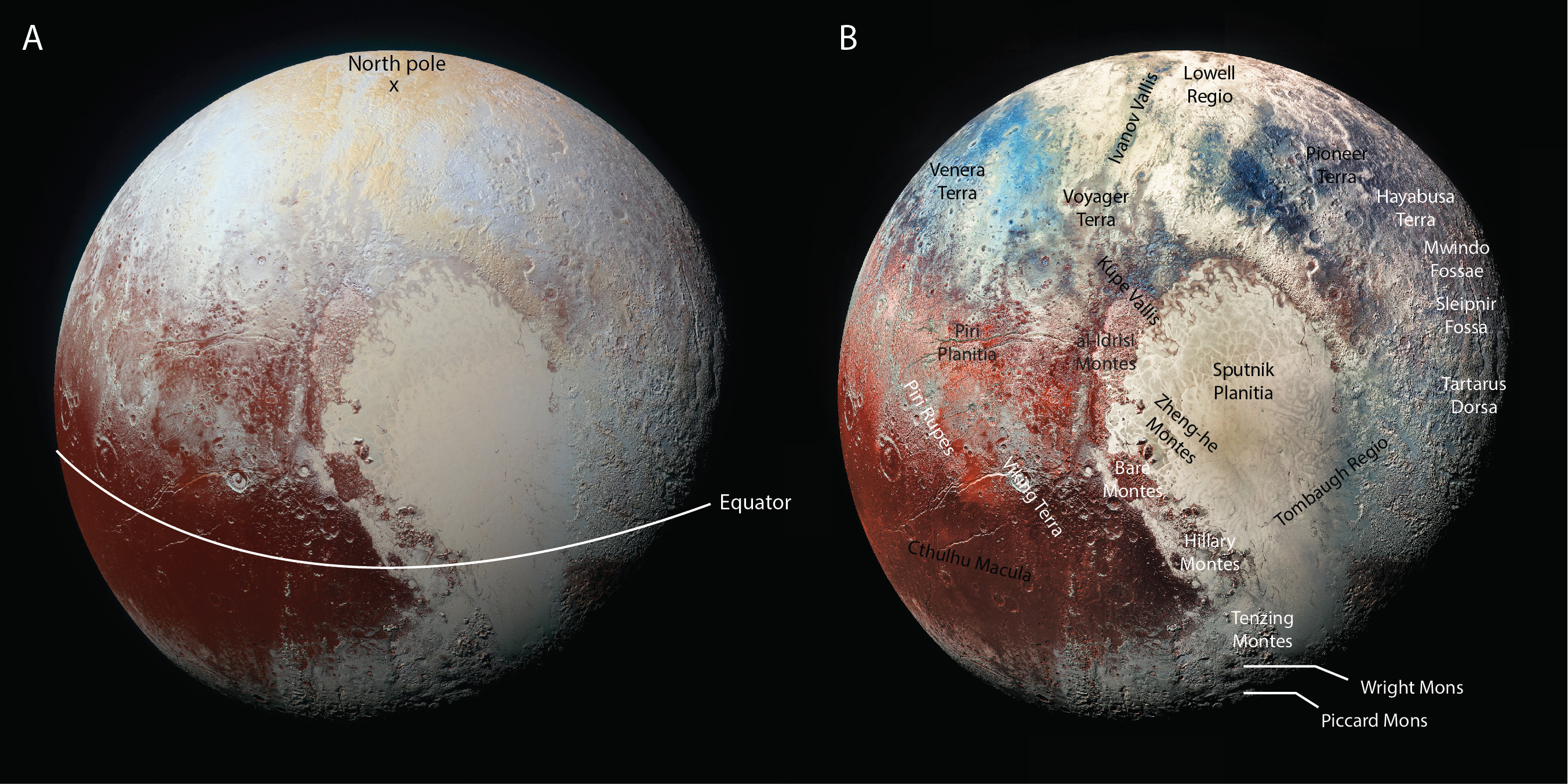 冥王星一颗曾经的行星这才是它表面真正的样子