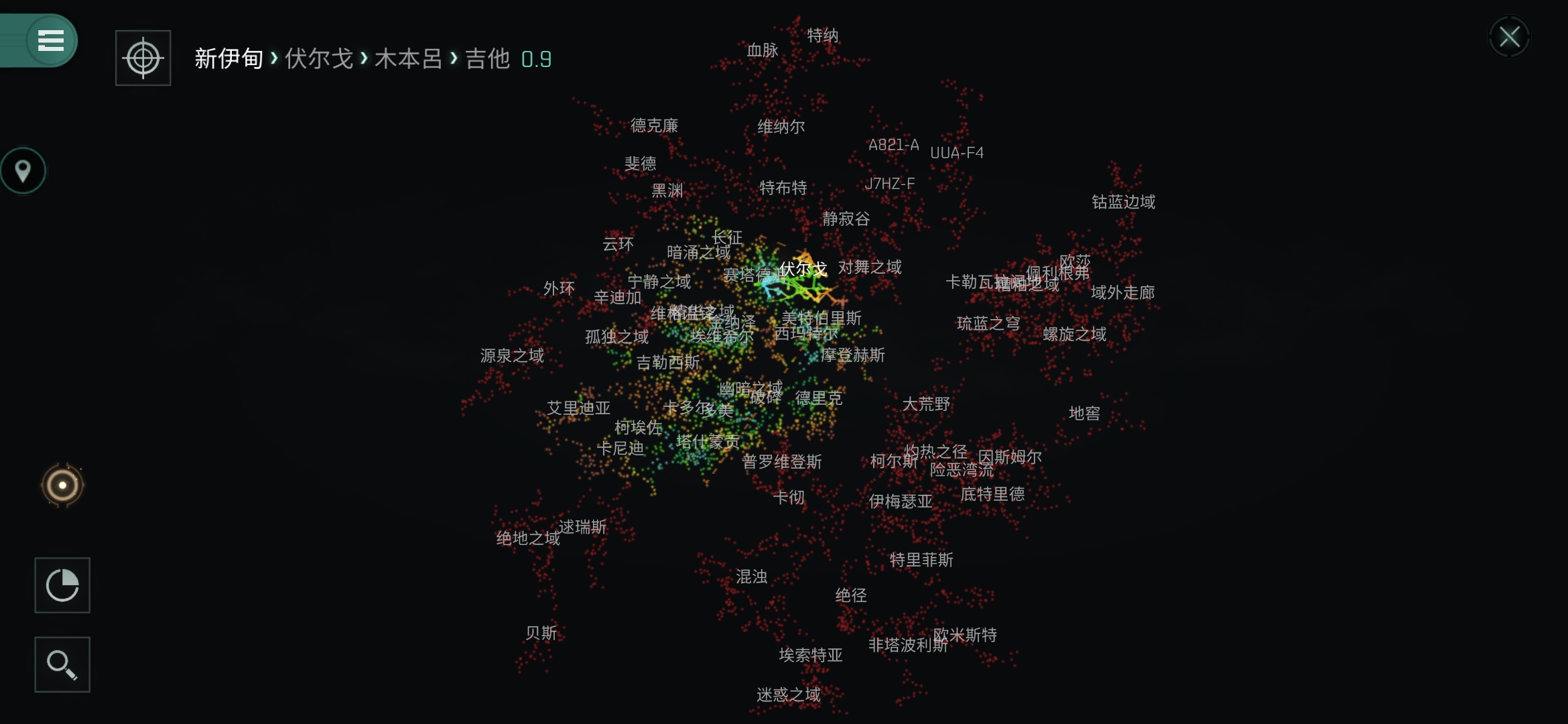 游戏 手机游戏 eve手游攻略,(1)基础介绍篇 星图上分为高安,低安和00