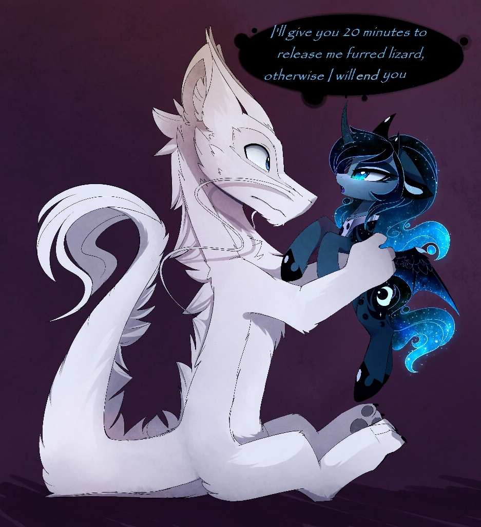 〔mlp〕画师magnaluna第二篇,露娜与面条(*/*)