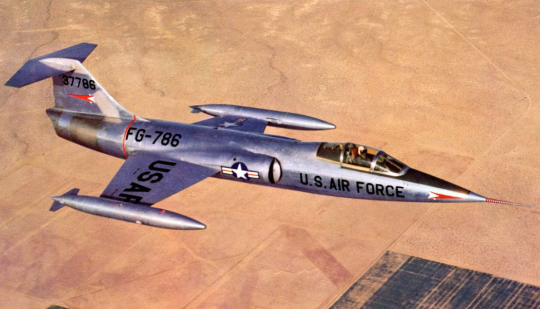 f-104战斗机 f-5虎式战斗机(1956年研制,1959年首飞,1962年服役) f-5