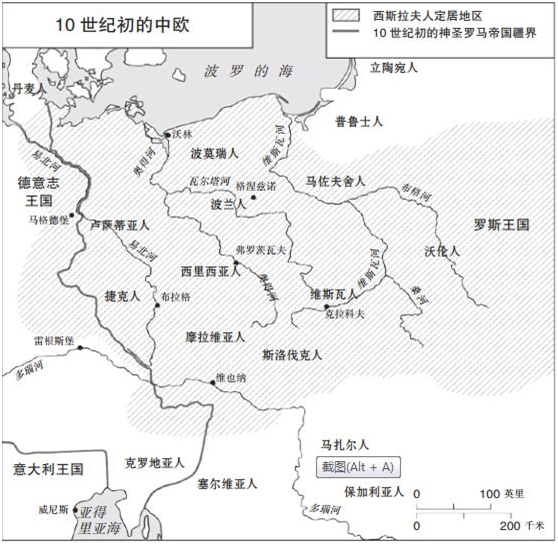 9世纪和10世纪初,奥得河右岸和维斯瓦河左岸之间出现古波兰人部落联盟