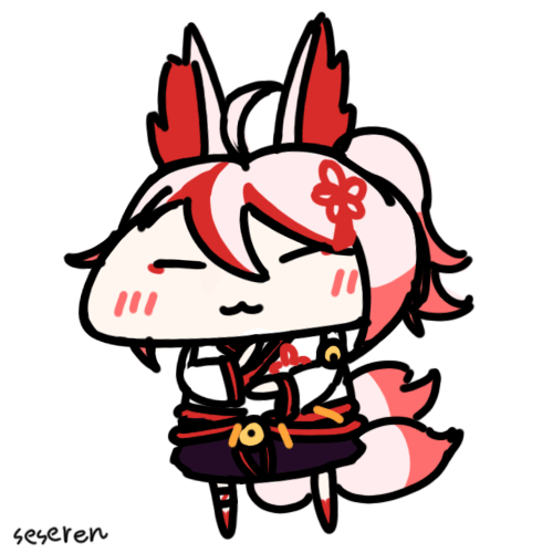 呢给大家带来一些新版崩坏三表情包 表情包来自p站画师 @seseren gif