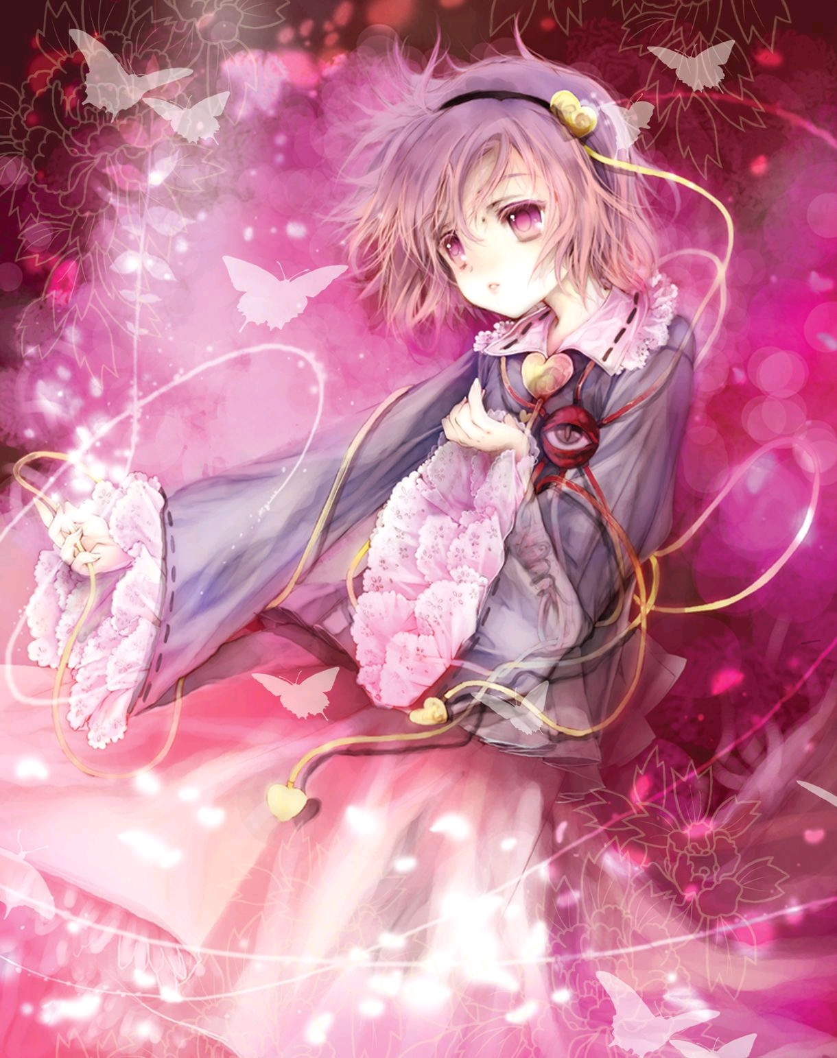 东方地灵殿〗古明地觉(怨霊も恐れ怯む少女)的同人插画作品