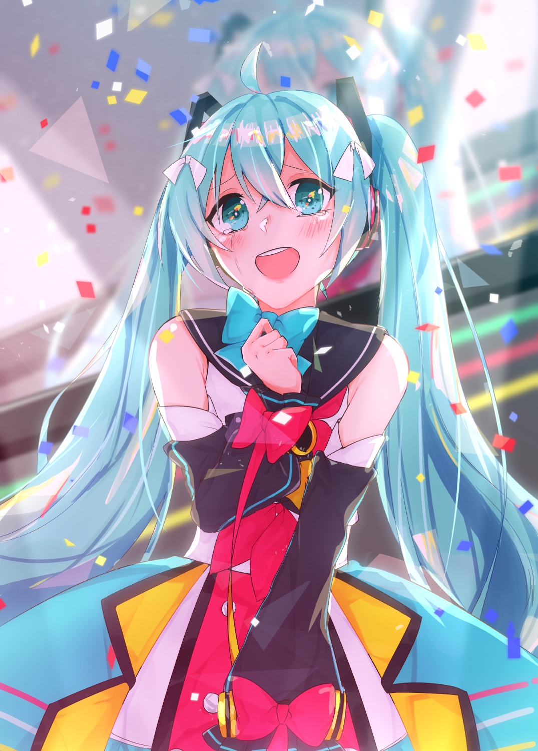 超好看的初音未来和洛天依