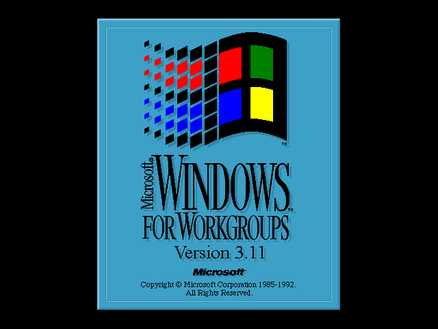 windows 3.11(1992)