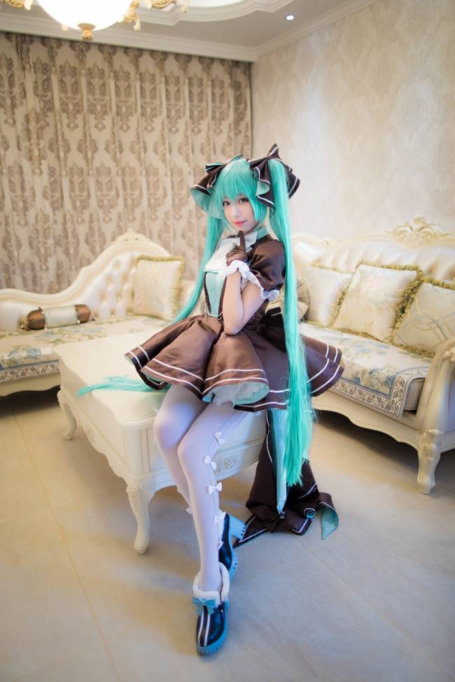 初音未来cosplay美腿 cn:天气妞