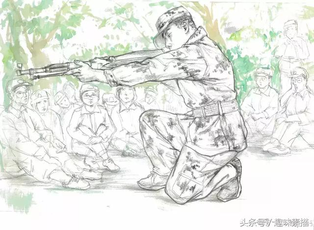 18届国美新生的军训漫画日记都自带萌感