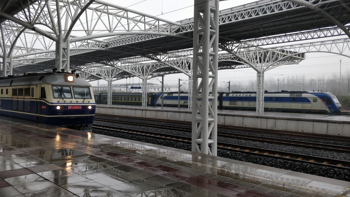 上海局最后的软座BSP--宁盐特快 T7772\/3运转