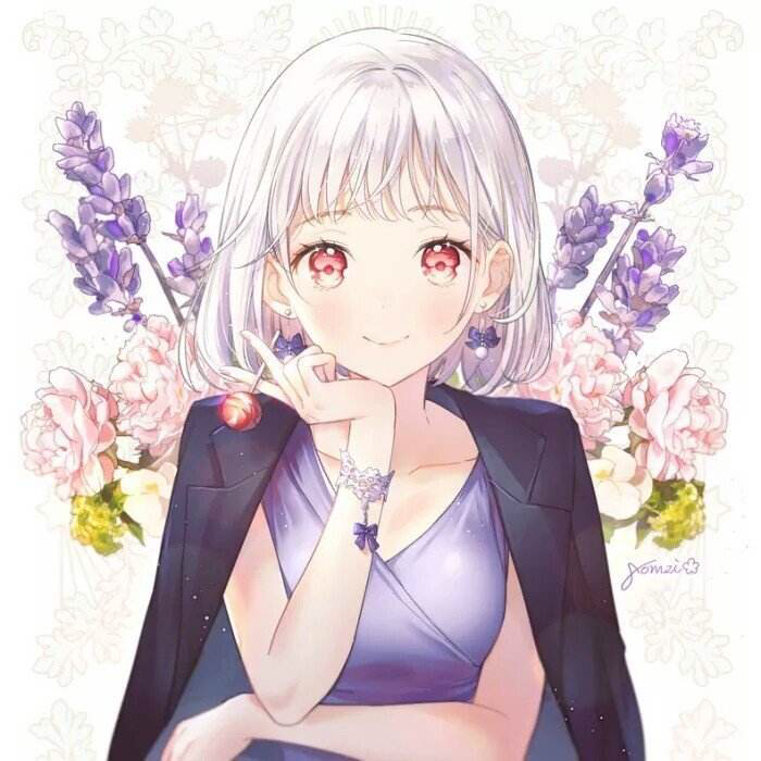 二次元美图白毛控