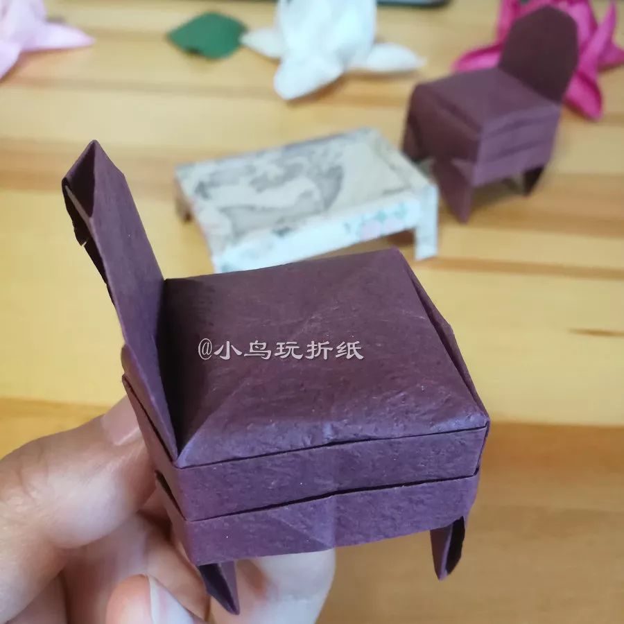 折纸扮家家系列:客厅茶几沙发
