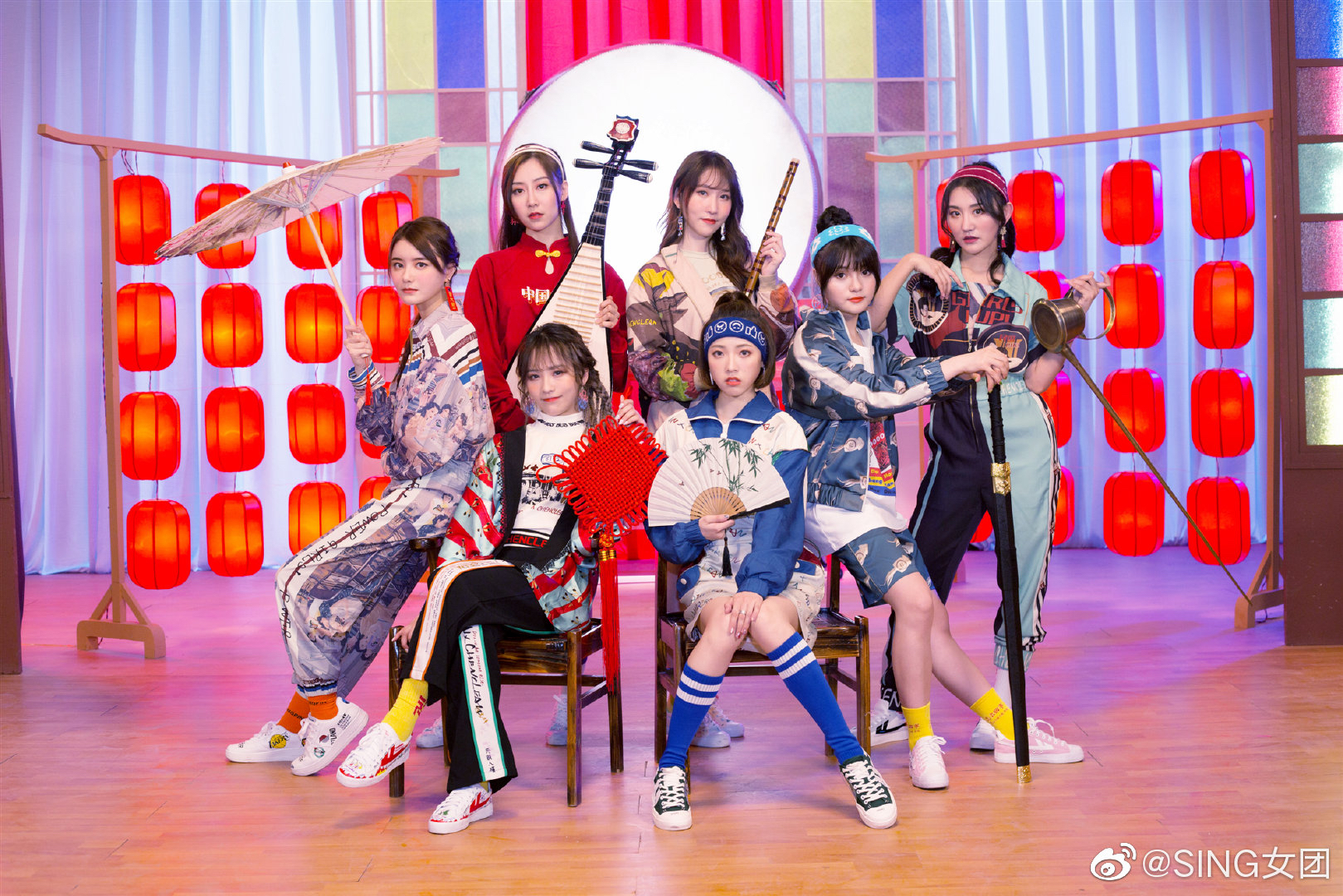 sing女团献唱人民日报国潮活动主题曲《国潮