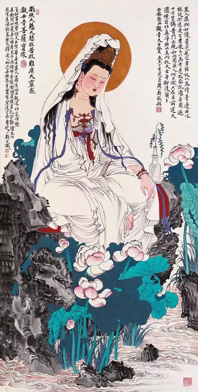 周一新国画人物作品赏析