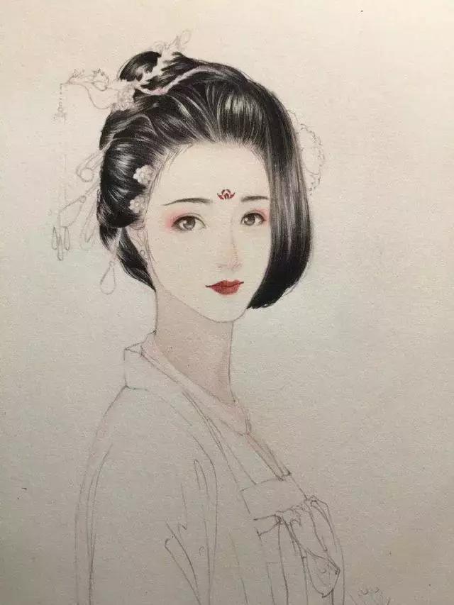 你们要的古风人物水彩画教程,接好了!