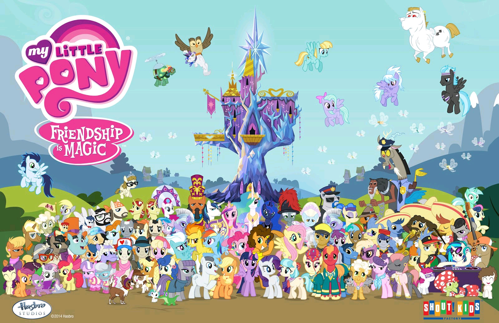 friendship is magic season four 中文译名:小马宝莉 友谊的魔力 第