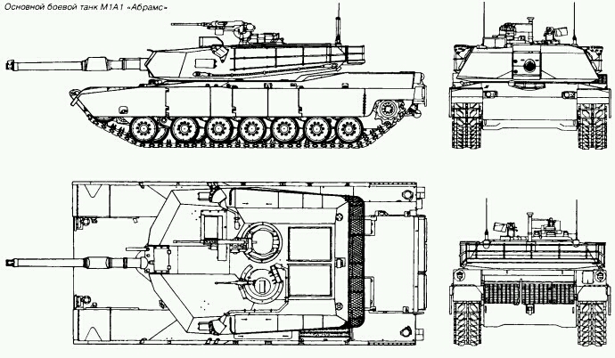 分享一些坦克三视图现代篇