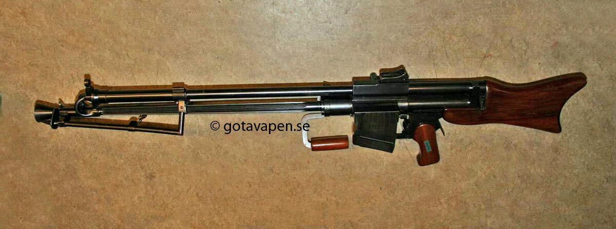 武器专栏:瑞典 kg m/40轻机枪