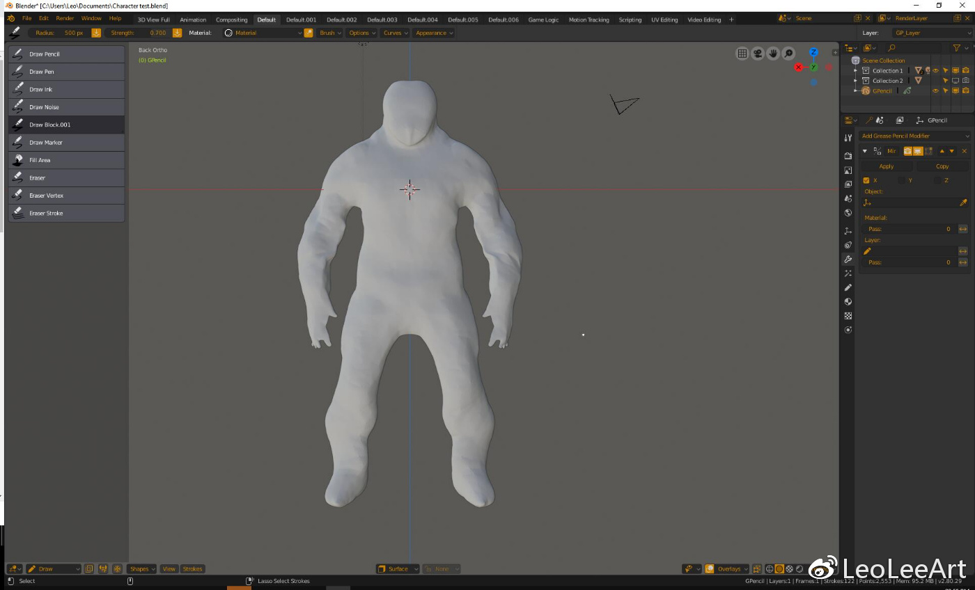 blender教程2d生成3d模型概念人设